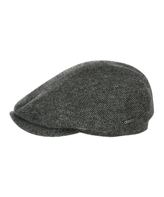 Driver Cap Wool Herringbone | Donkergroen Herringbone