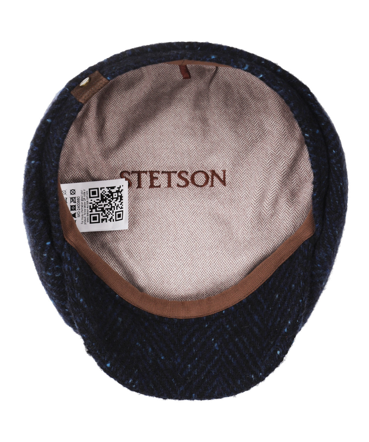 Stetson Hatteras Fischgrätmuster WV | Blaues Fischgrätmuster