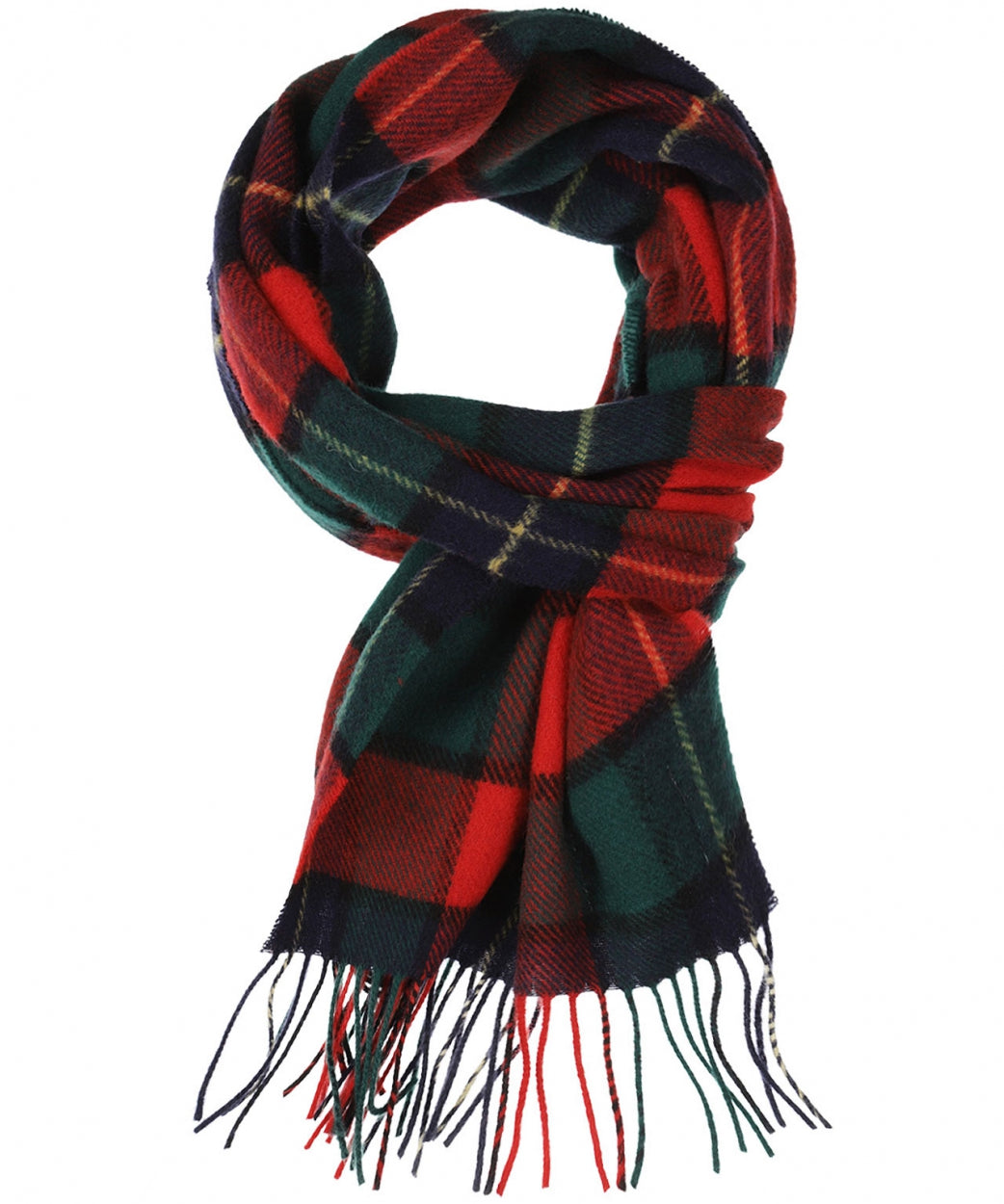 Checked Lambswool Scarf | Kilgore Tartan