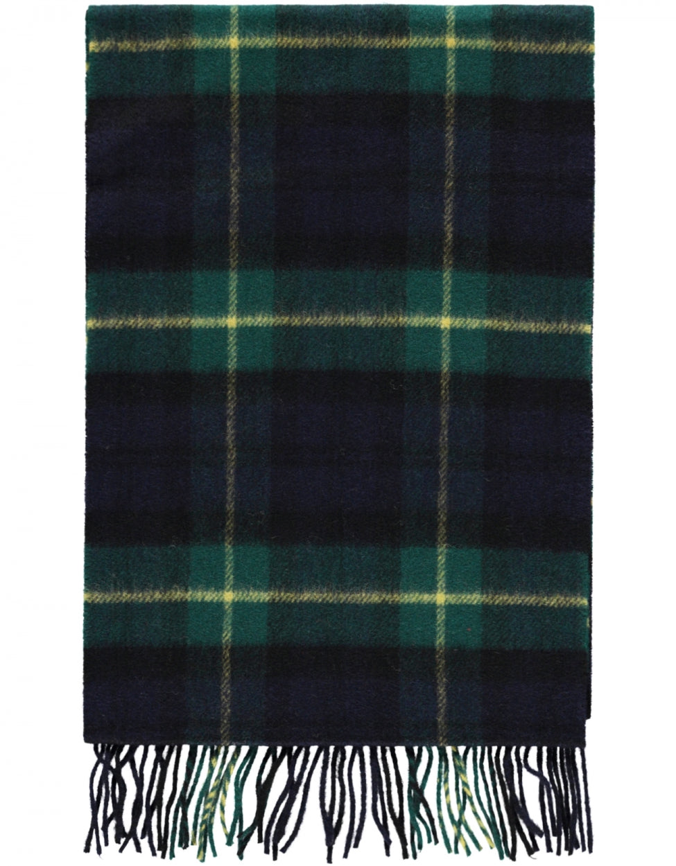 Lambswool Scarf Check | New Green and Yellow Tartan