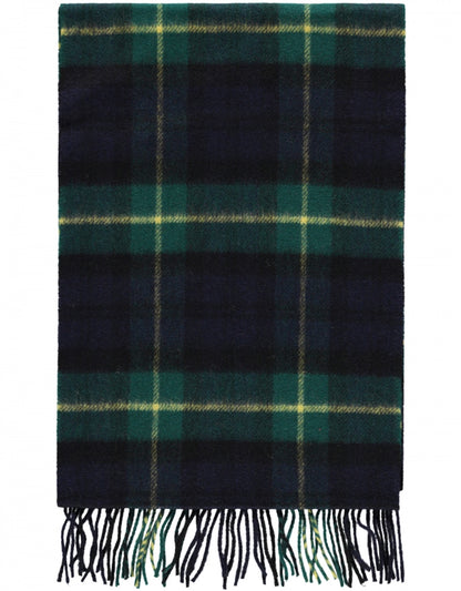 Lambswool Scarf Check | New Green and Yellow Tartan