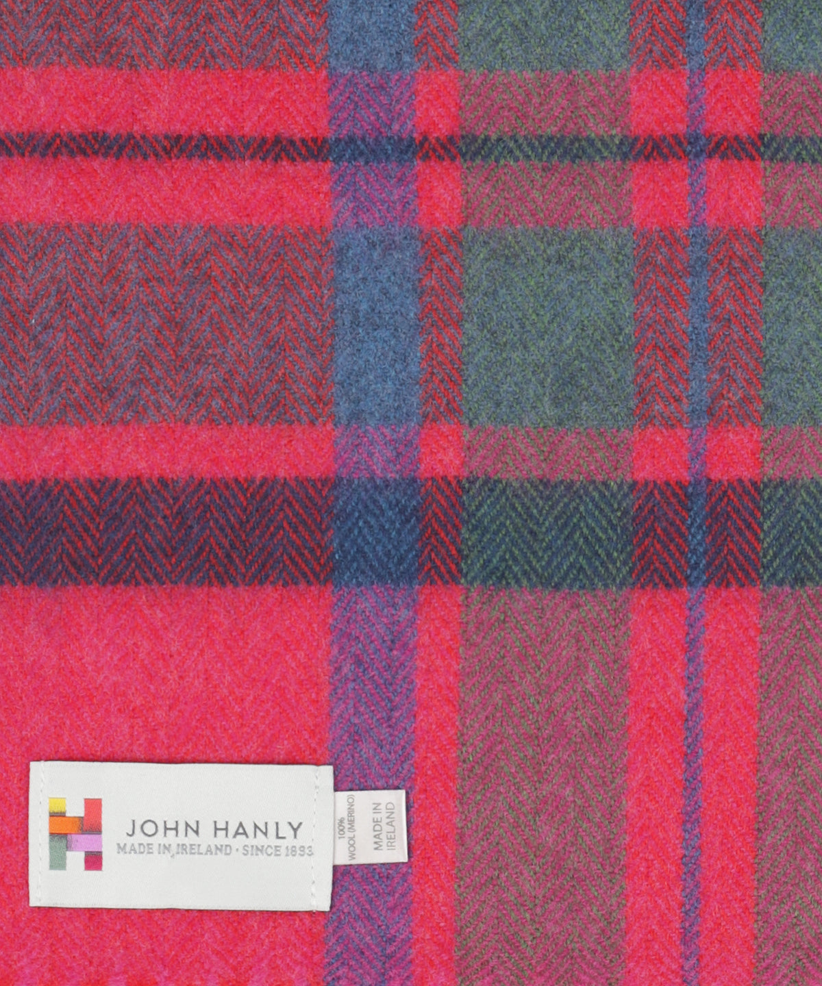 Merino Luxury Wool Scarf | Fuchsia ruit
