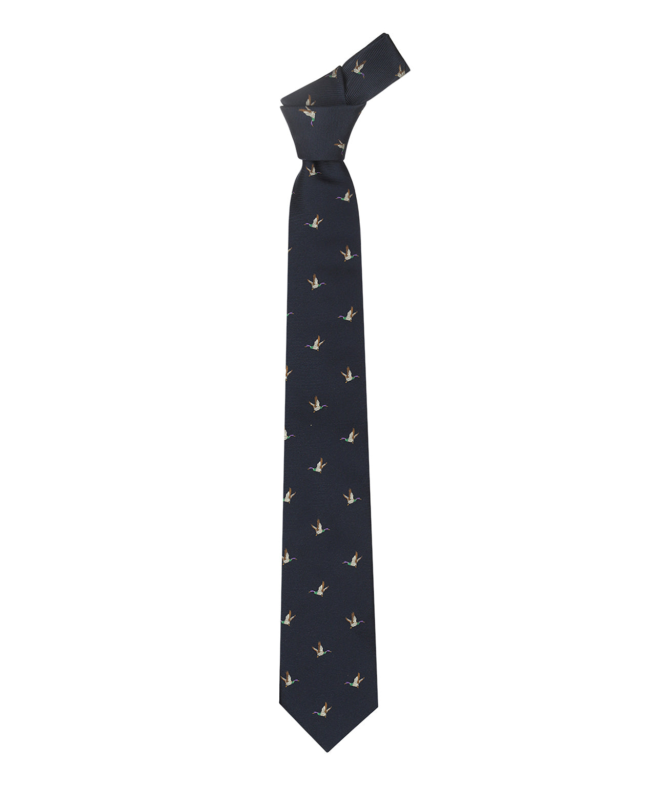 Zijden Stropdas | Navy Eend Klein