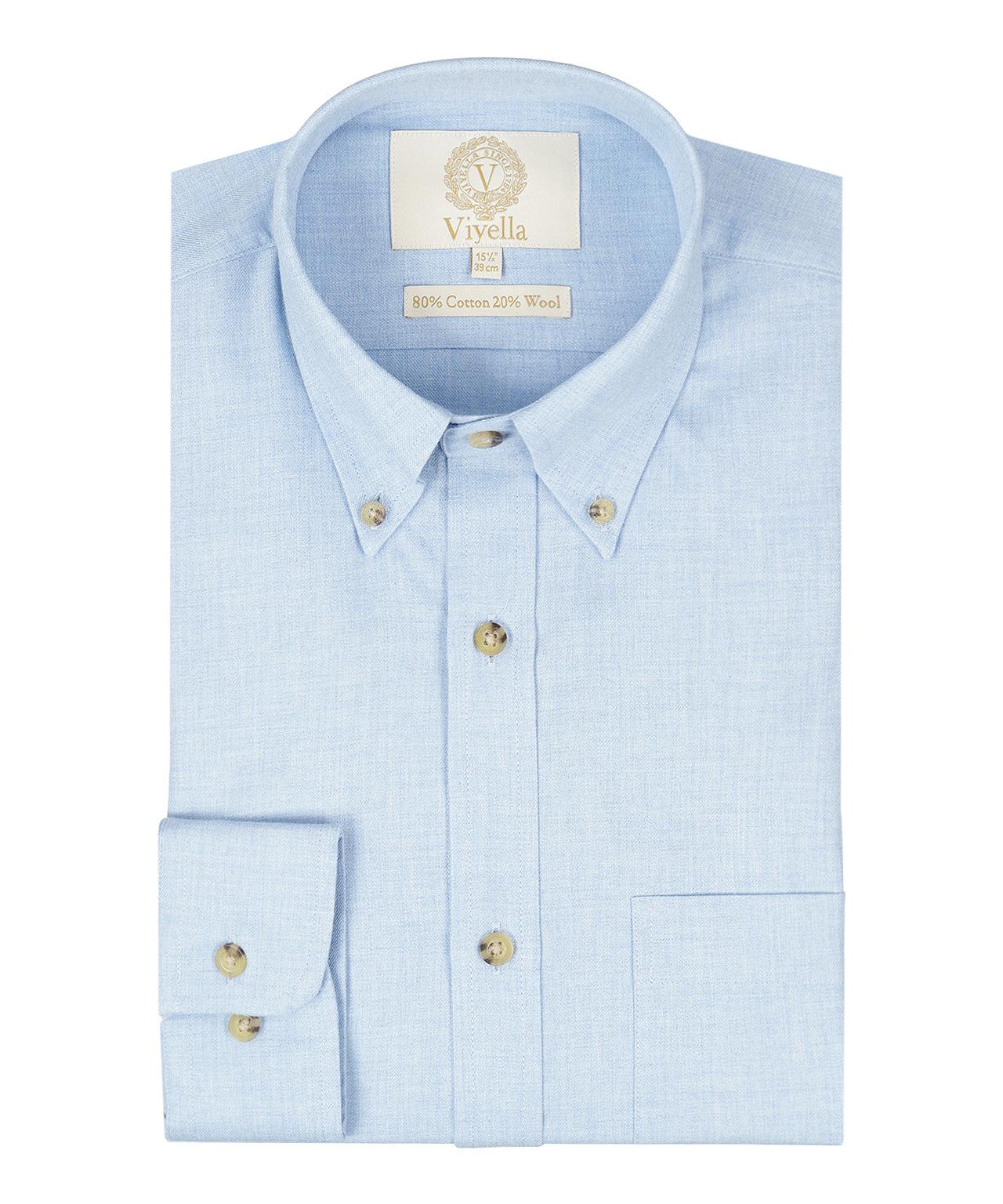 Viyella Shirt Button Down | Blue
