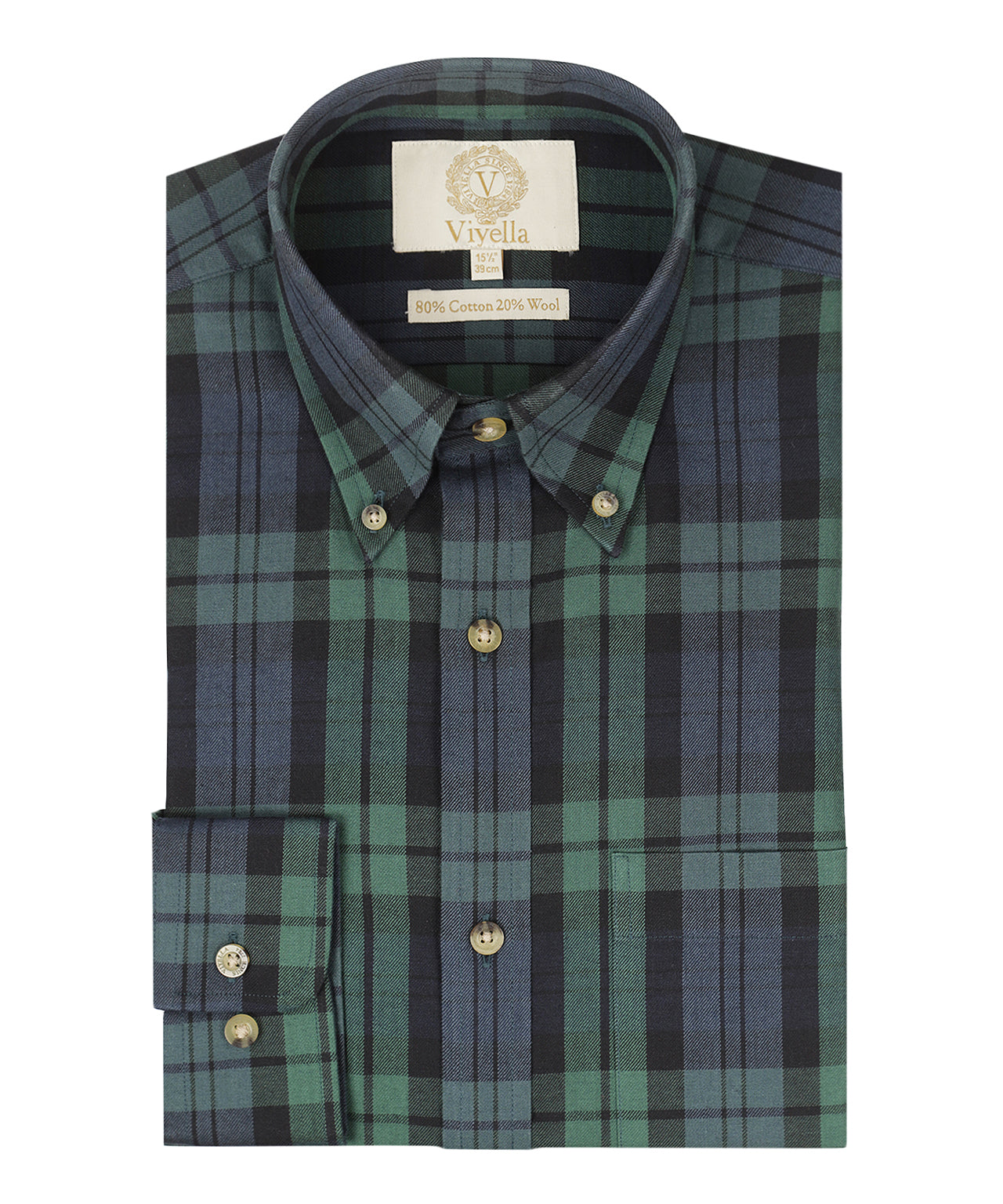 Viyella Button-Down-Hemd | Blackwatch