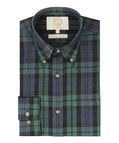Viyella Button-Down-Hemd | Blackwatch