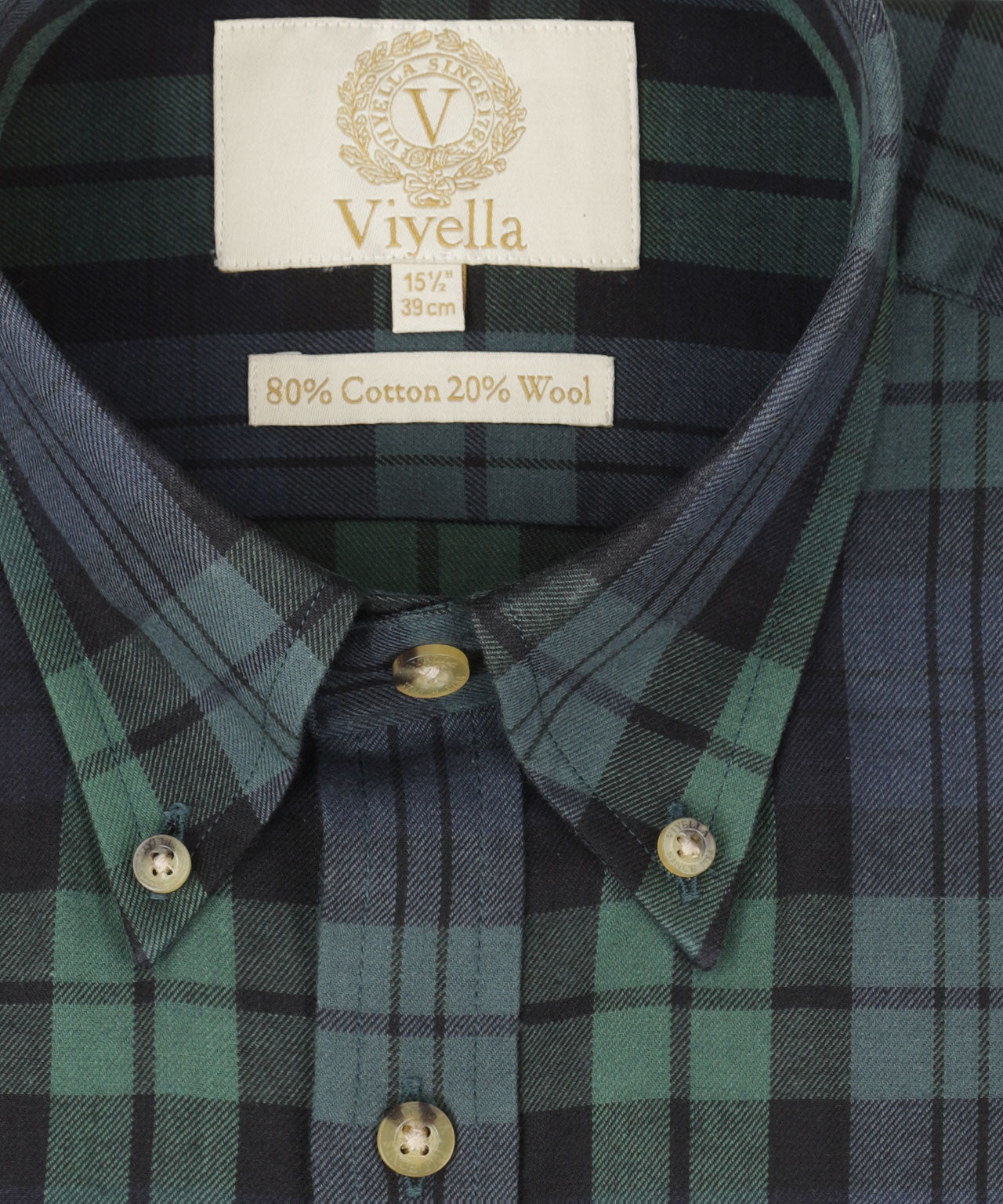 Viyella Button-Down-Hemd | Blackwatch