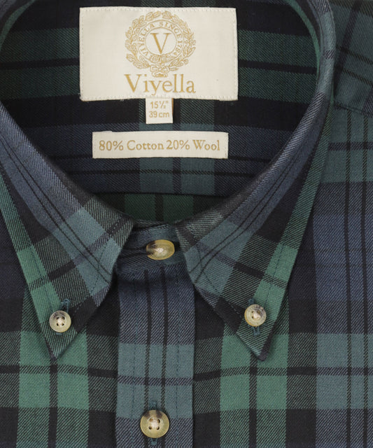 Viyella Button-Down-Hemd | Blackwatch