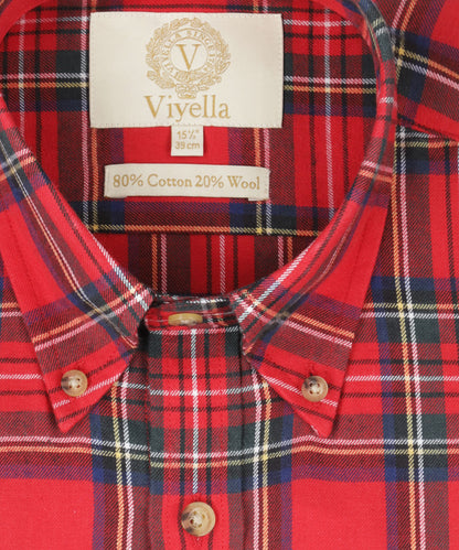 Viyella Shirt Button Down | Red