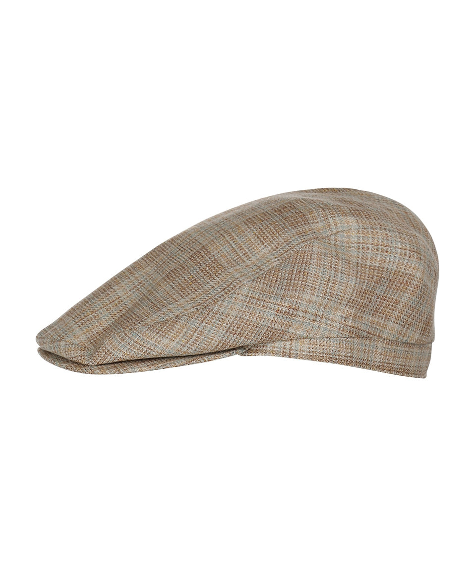 Klassieke Cap | Beige Glen Ruit
