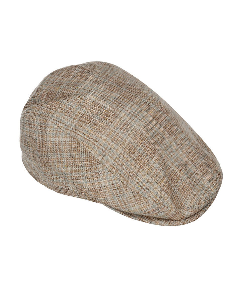 Klassieke Cap | Beige Glen Ruit