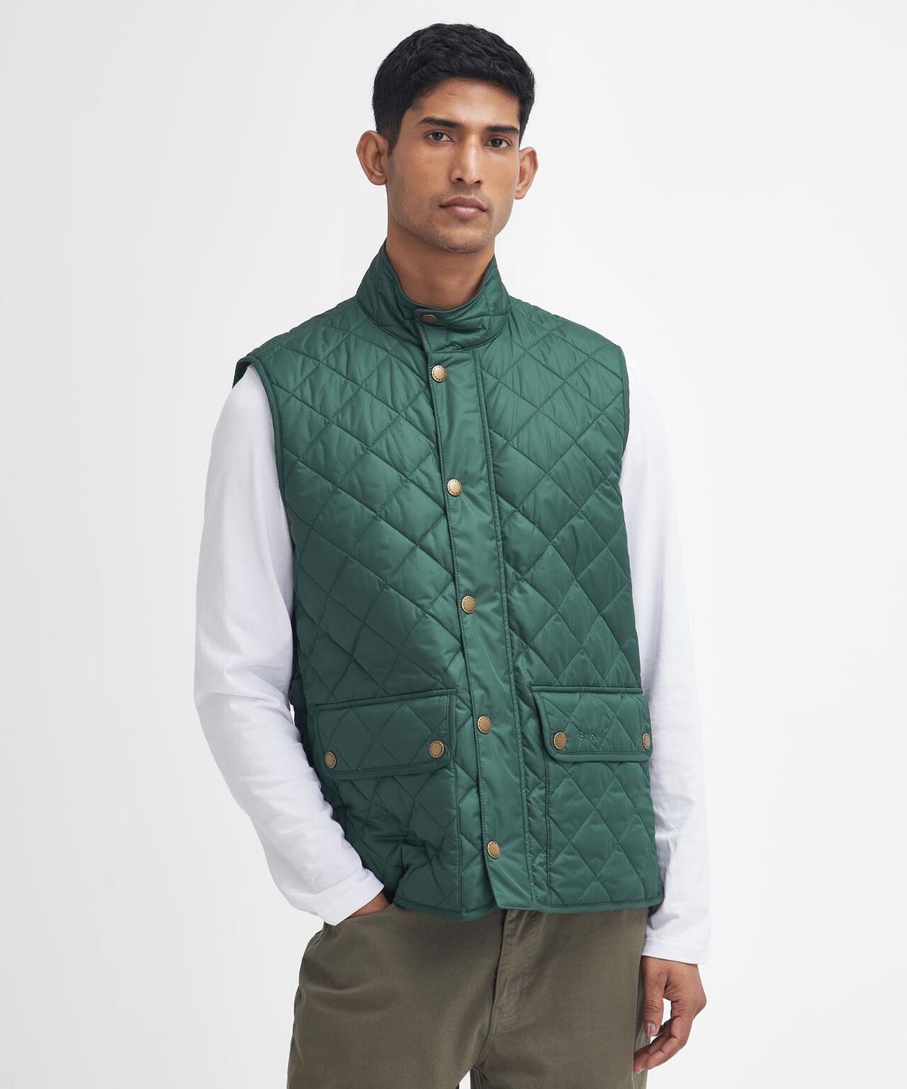 Barbour New Lowerdale Weste | Grün