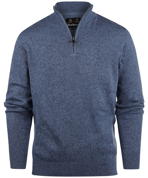 Barbour Whitfield Half Zip | Navy Blauw
