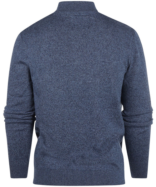 Barbour Whitfield Half Zip | Navy Blauw