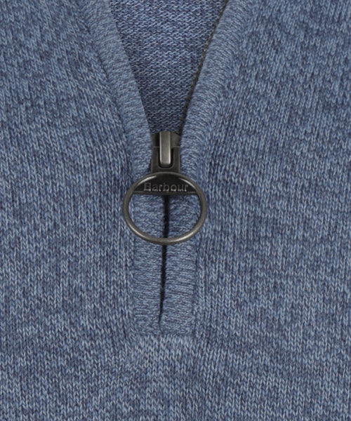 Barbour Whitfield Half Zip | Navy Blauw