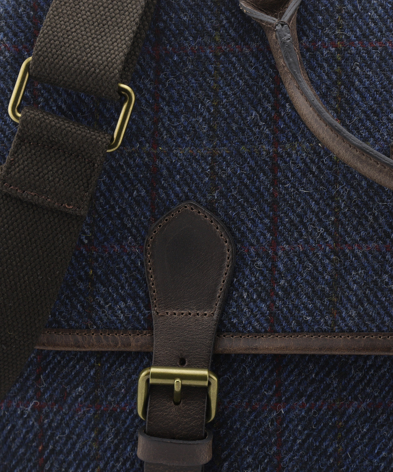 Harris Tweed Briefcase | Navy Bruin