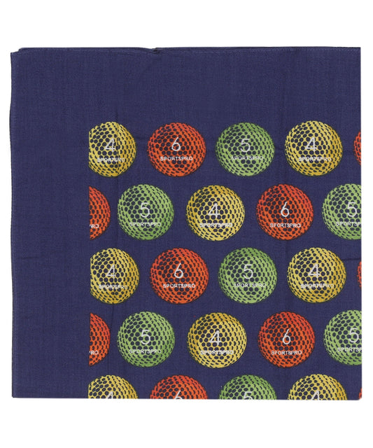 Printed Handkerchief | Neon Golf