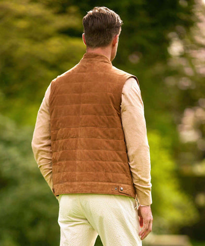 Wellington Bodywarmer Leather | Brown