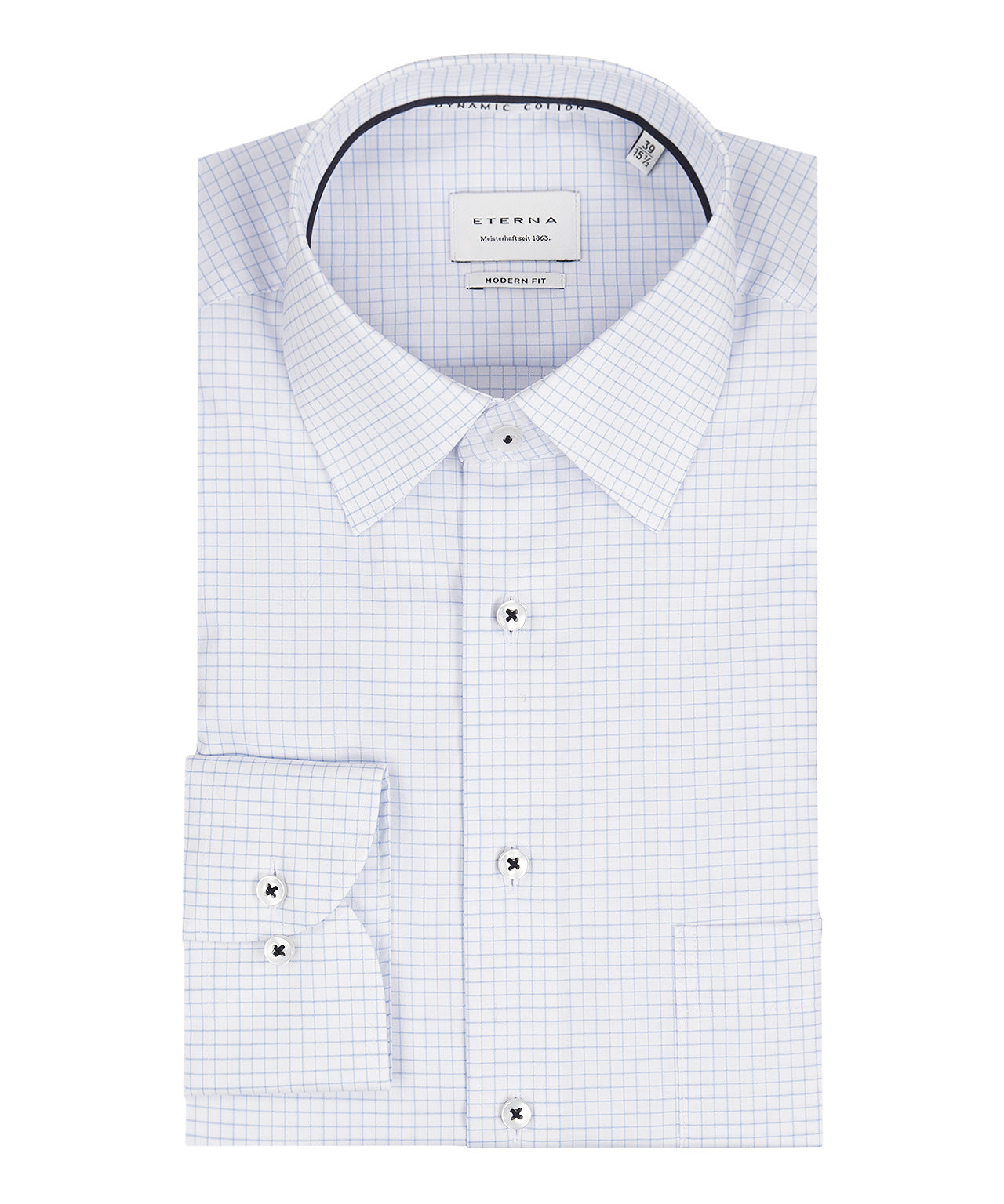 Eterna Hemd, moderne Passform | Blau