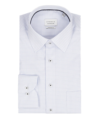 Eterna Hemd, moderne Passform | Blau