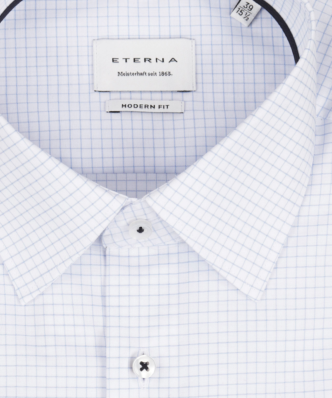Eterna Hemd, moderne Passform | Blau