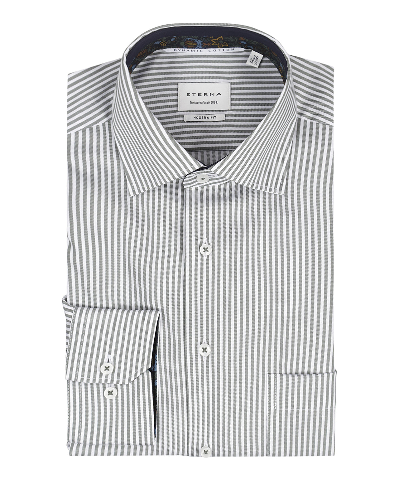 Eterna Shirt Modern Fit | Green