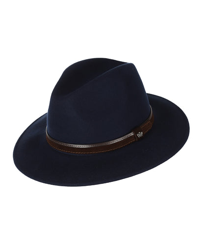Hut aus Wollfilz | Marineblau