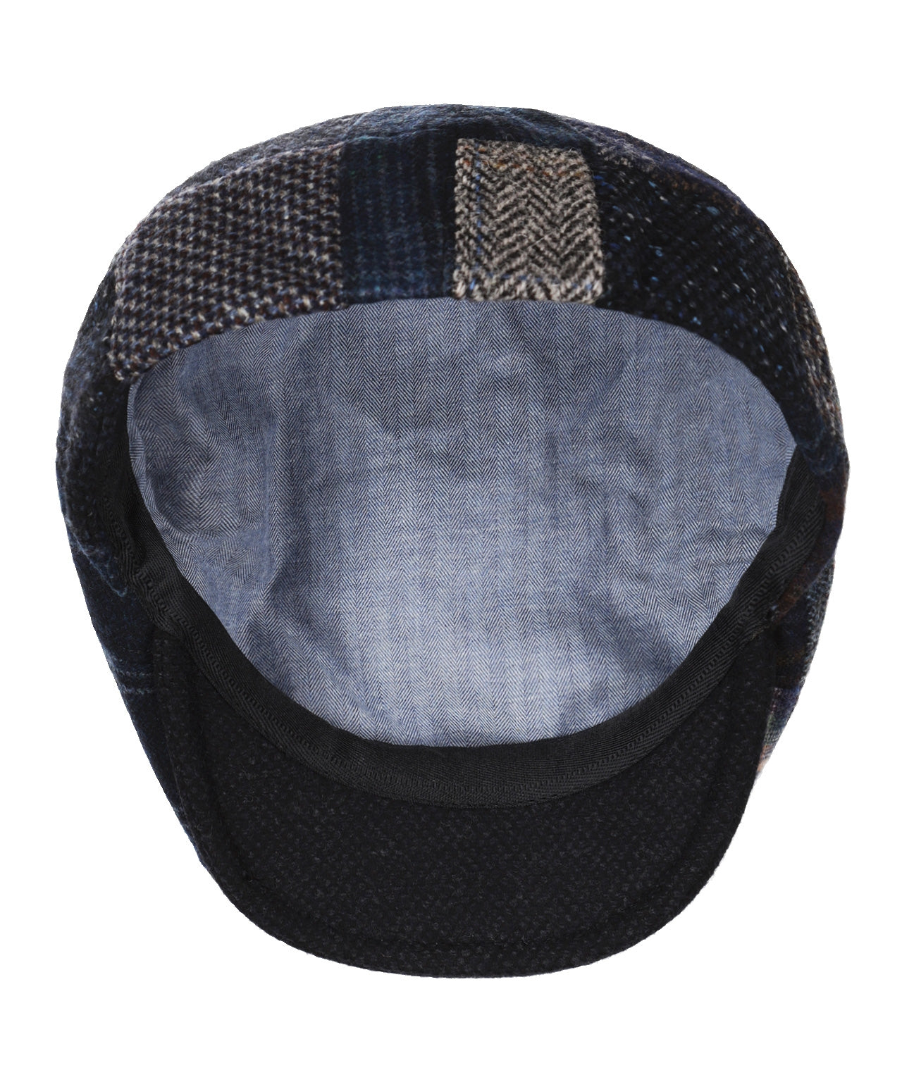 Patchwork-Kappe | Blau