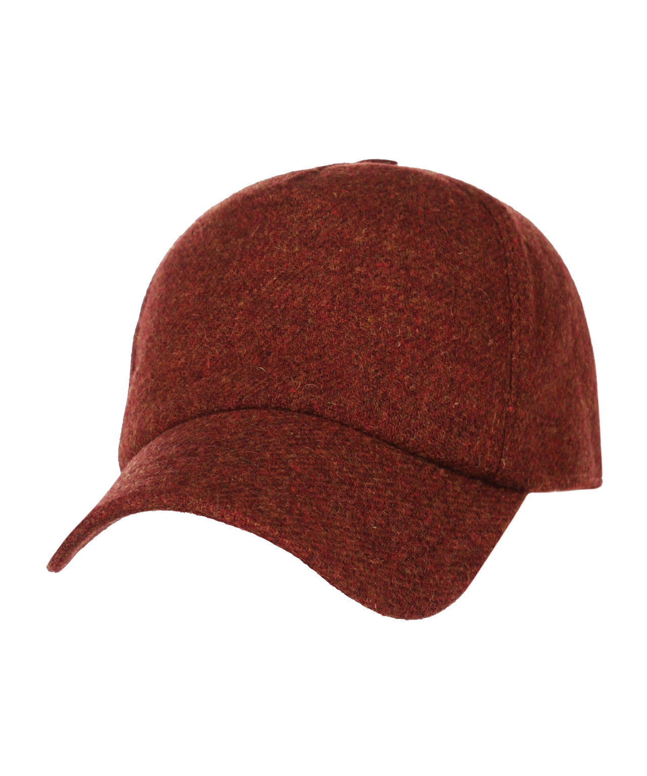 Wigens Tweed Baseballkappe | Rot