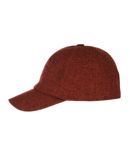 Wigens Tweed Baseballkappe | Rot