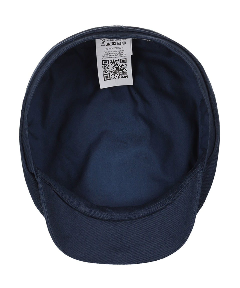 6-Panel-Cap aus Baumwoll-Twill | Marineblau