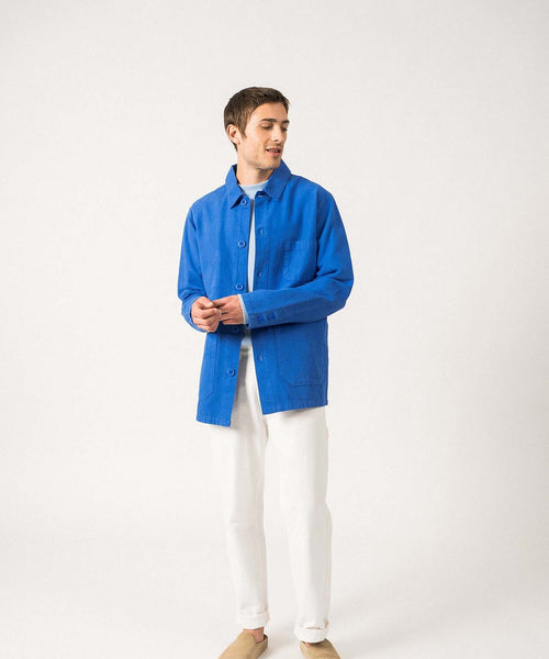 Saint James Sirocco Overshirt | Blauw