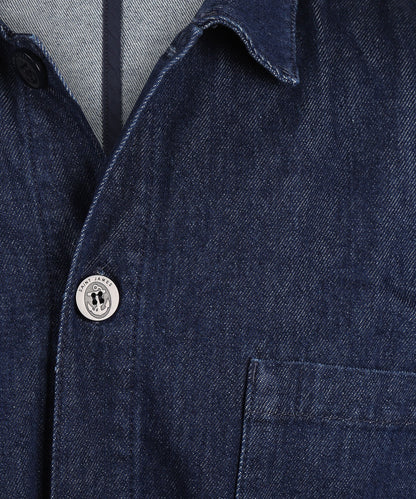 Saint James Sirocco Overshirt | Denimblau