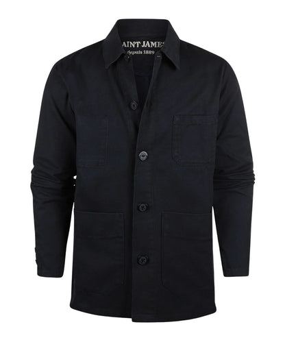 Saint James Sirocco Overshirt | Marineblau