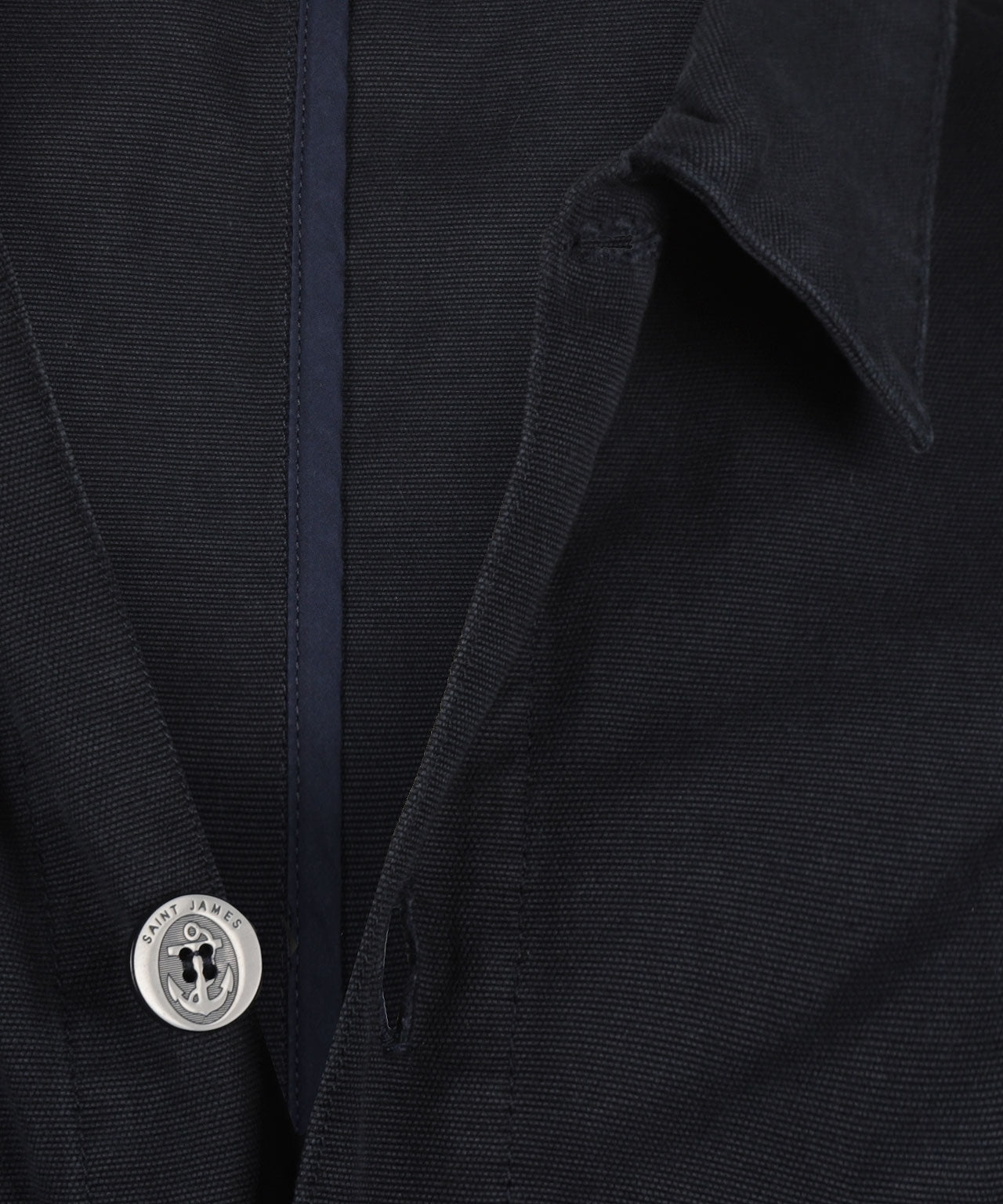Saint James Sirocco Overshirt | Marineblau