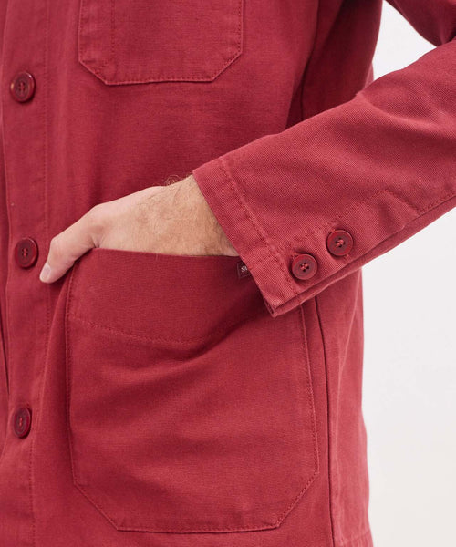 Saint James Sirocco Overshirt | Rood