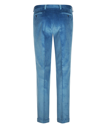 Corduroy Pants Wide Rib | Blue