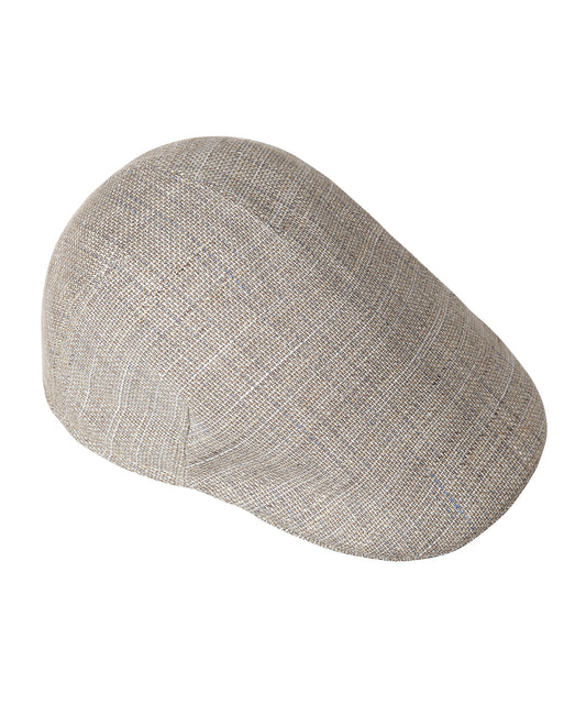 Soft Cap Linnen/Katoen | Bruin melange