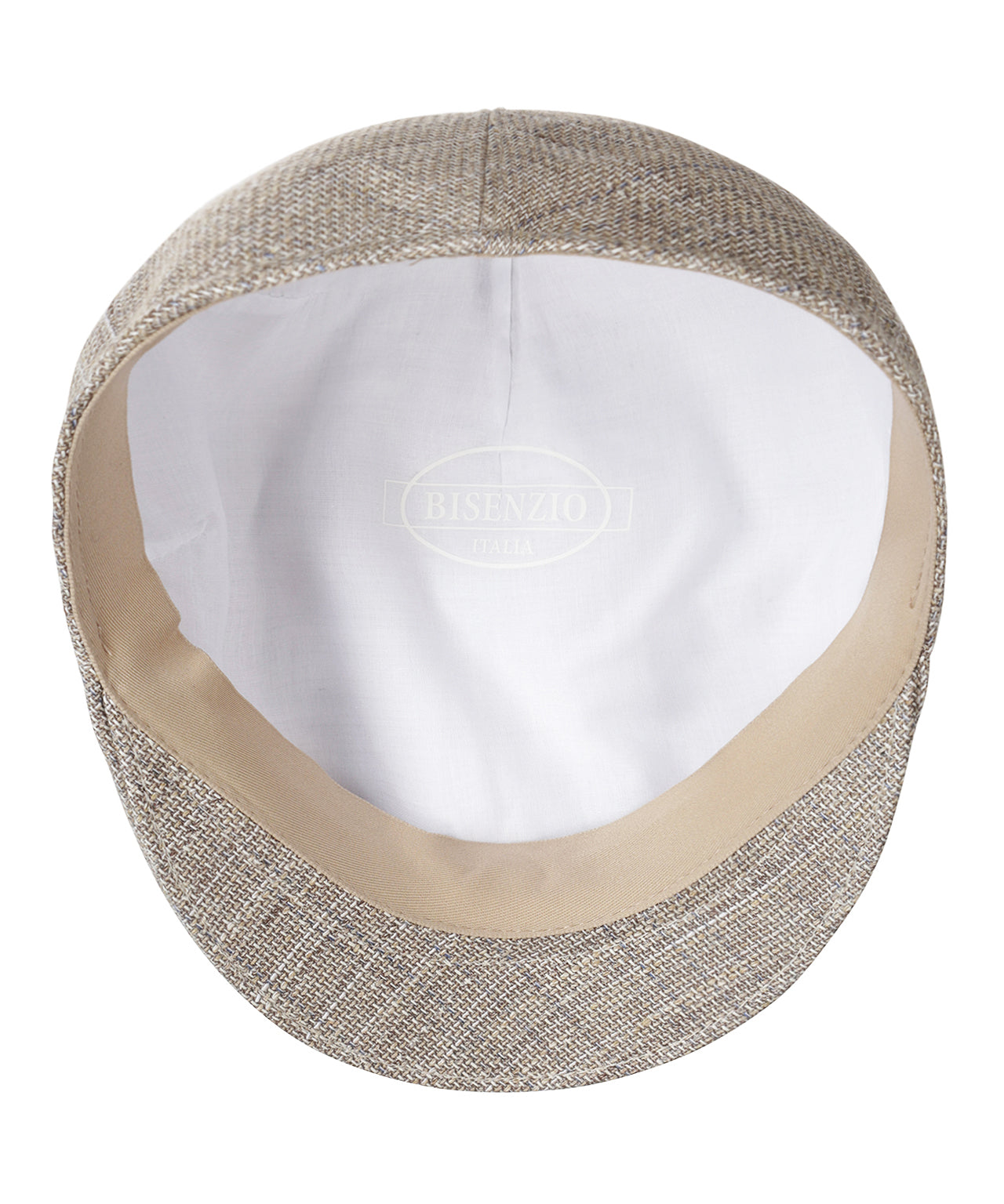 Soft Cap Linnen/Katoen | Bruin melange