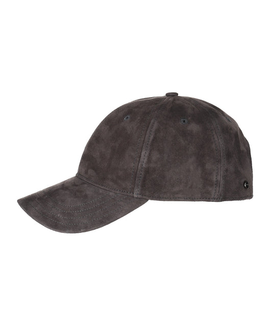 Goat Suede Baseball Cap  | Grijs