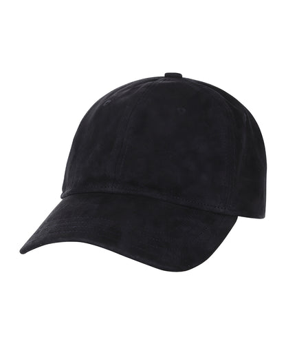 Goat Suede Baseball Cap  | Navy