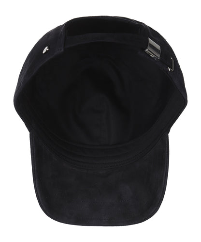 Goat Suede Baseball Cap  | Navy