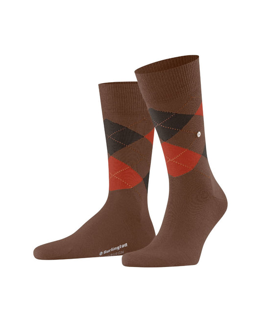 Burlington Edinburgh Herrensocken | Braun
