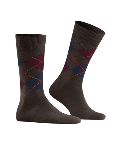 Burlington Edinburgh Herrensocken | Braun