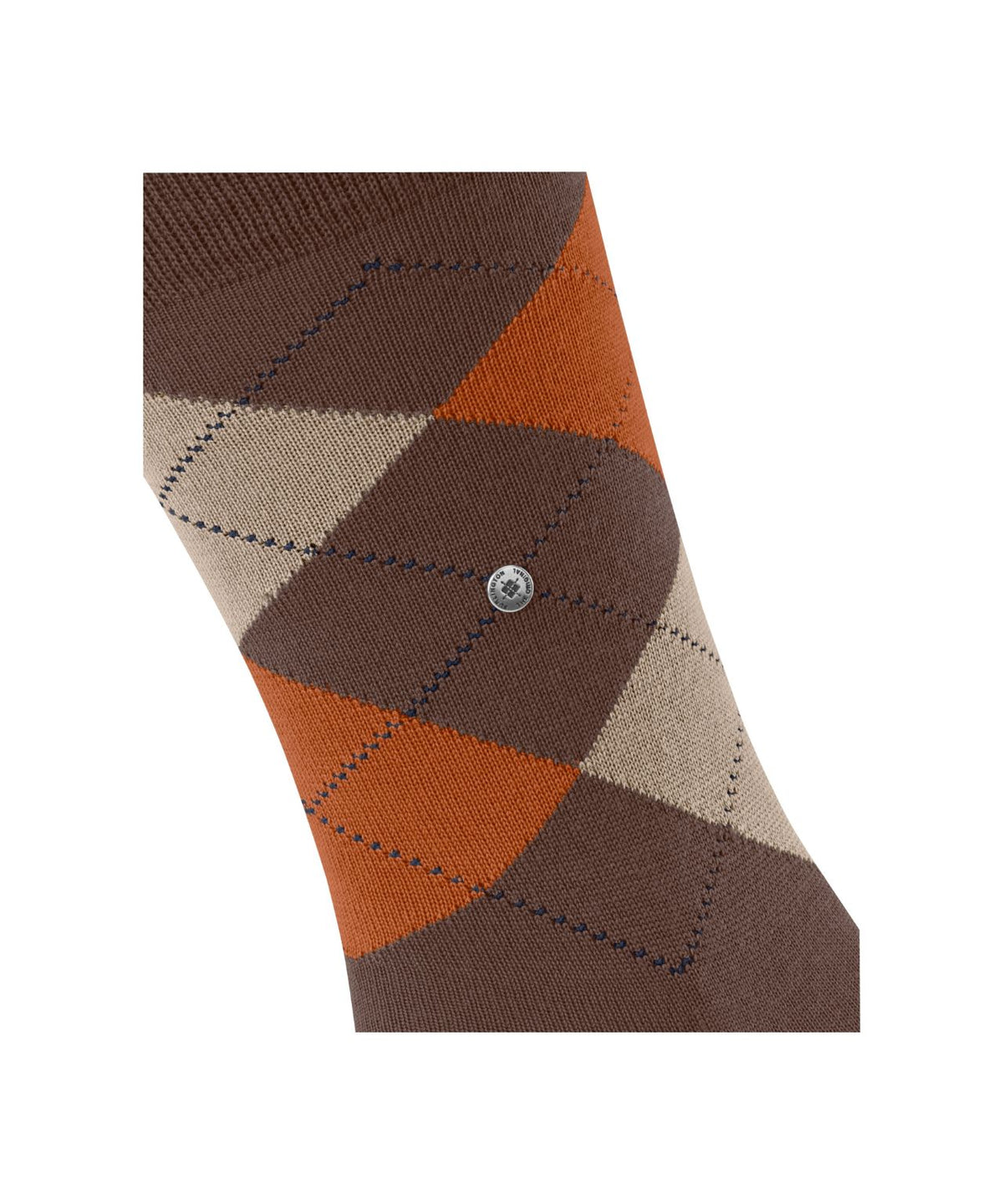 Edinburgh Sok | Hazelnut diamond check