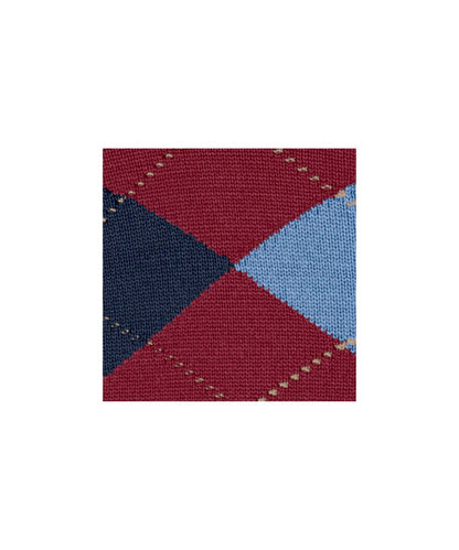 Edinburgh Sok | Flash Orange diamond check