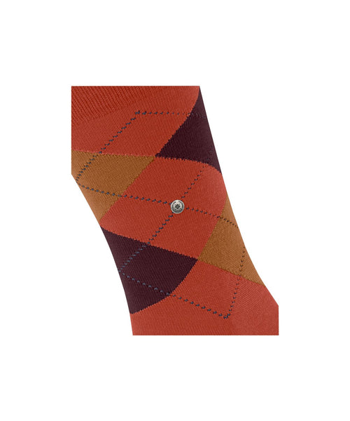 Burlington Edinburgh Heren Sokken | Rood