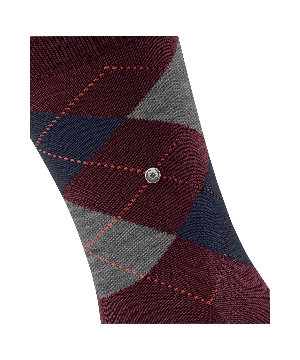 Burlington Edinburgh Herrensocken | Rot