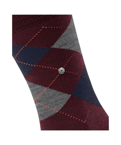 Burlington Edinburgh Herrensocken | Rot