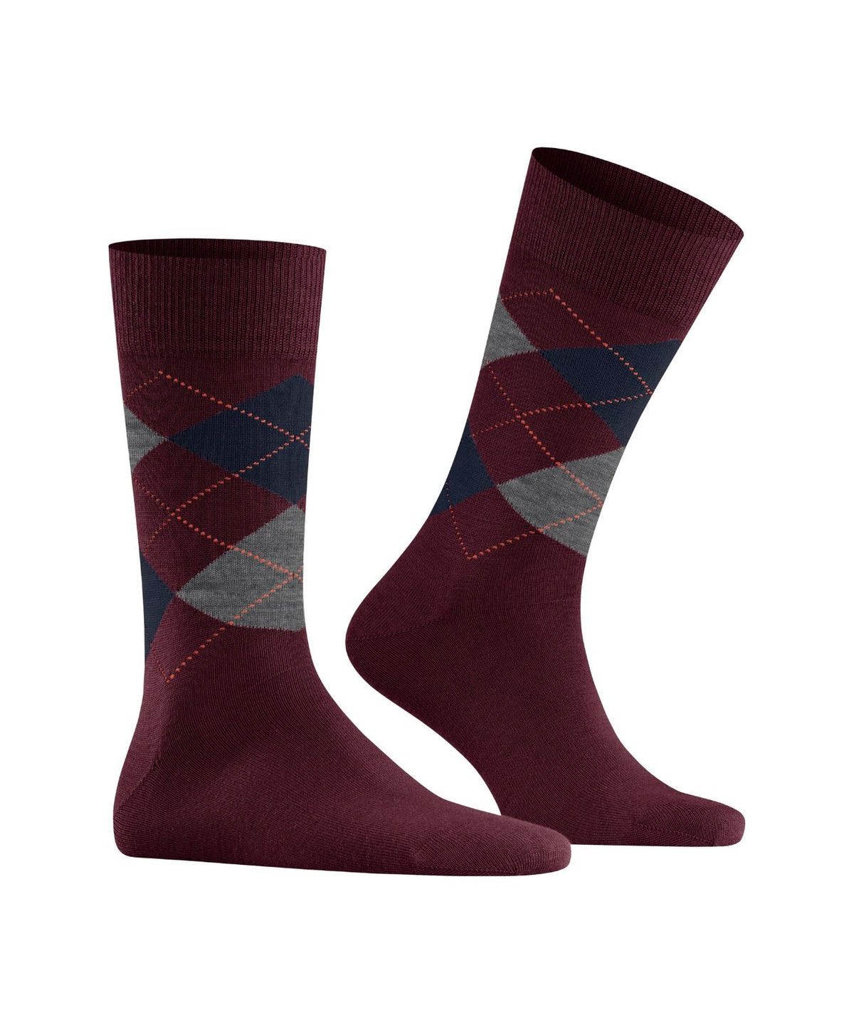 Burlington Edinburgh Herrensocken | Rot